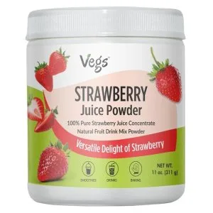 Strawberry juice powder