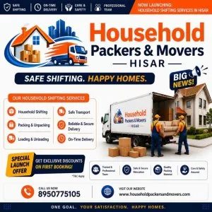 Trusted household packers and movers in hisar expert packing