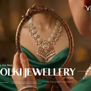 Shop the best polki jewellery in jaipur virok by tatiwalas