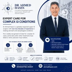 Looking for an expert upper gi surgeon in dubai consult dr ahm