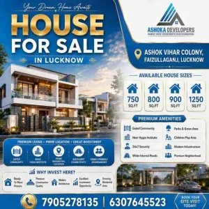 Premium house for sale in fazullahganj affordable houses for s