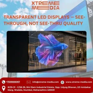 Transparent led displays seethrough not seethru quality