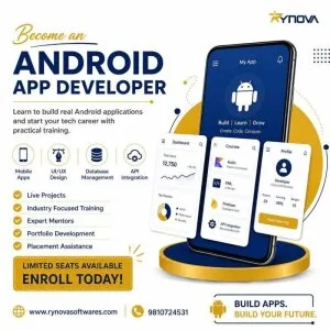 Best android app development course online in india by rynova so