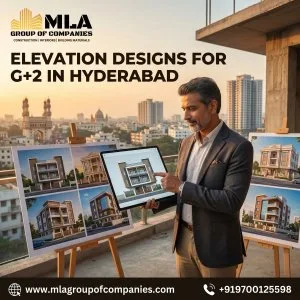 Elevation designs for g+2 in hyderabad