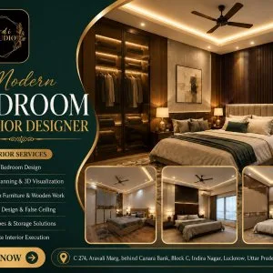 Luxury modern bedroom interior design
