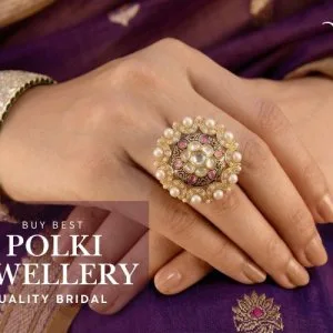 Buy best quality bridal polki jewellery