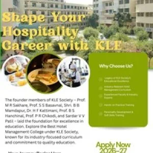 Kle societys founder members best hotel management college