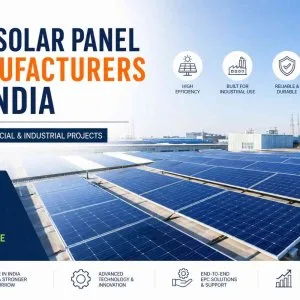Top solar panel manufacturers in india for commercial industri