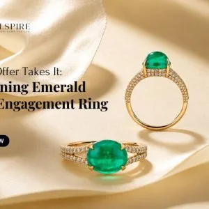 Best offer takes it stunning emerald cut engagement ring