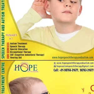 Hope centre for autism treatment speech therapy hearing aid ce