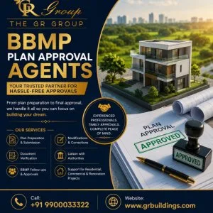 Gr group bbmp plan approval agents in bangalore
