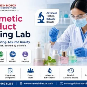 Cosmetic product testing lab