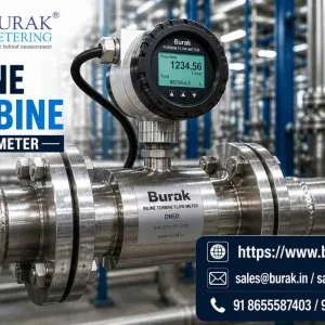 High precision inline turbine flow meter