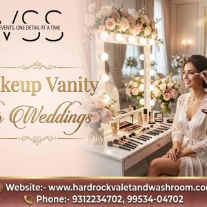 Makeup vanity for weddings hardrock delhi services