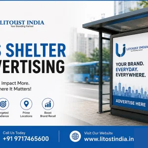 Bus shelter advertising litostindia outdoor advertising agen