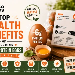 Top health benefits of including high protein eggs in your diet