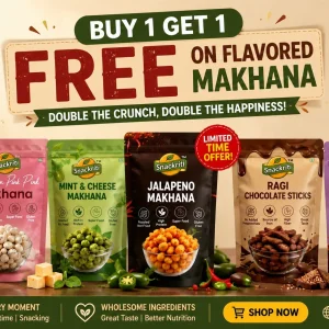 Buy one get one free peri peri makhana