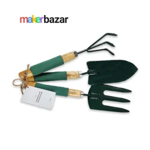 3pcs garden tool set with wooden handle foam grip