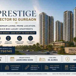 Prestige sector 92 gurgaon upcoming luxury residences