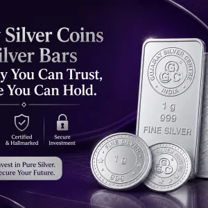 Buy 999 pure silver coins silver bars from gujarat gold centre