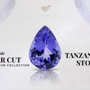 Top grade pear cut tanzanite stones for your collection