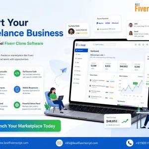 Start a freelance business with whitelabel fiverr clone softwar