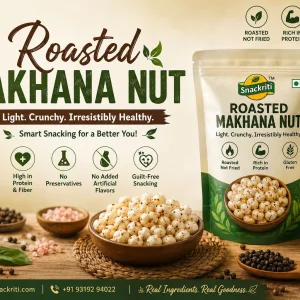 Roasted makhana snack for office and travel breaks