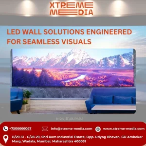 Led wall solutions engineered for seamless visuals