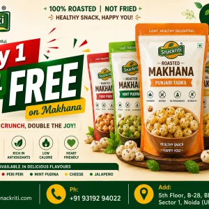 Buy 1 get 1 free on flavoured makhana in india