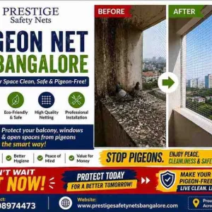 Premium bird net installation services in bangalore