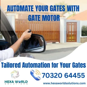 Durable automatic doors and sliding gate solutions by hexaworld