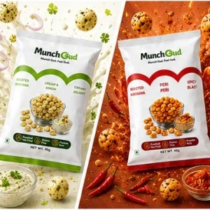 Roasted peri peri cream onion makhana combo pack 10 x 10g