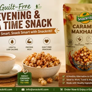Guiltfree evening tea time snack crunch smart with snackrit