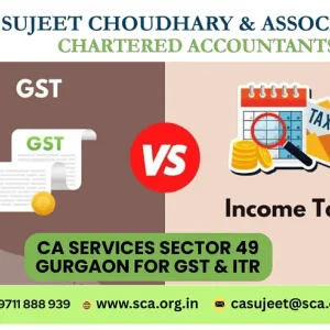 Ca services sector 49 gurgaon for gst itr