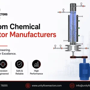 Custom chemical reactor manufacturers in india unity flow reac
