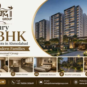 Luxury 3 bhk apartments in ahmedabad for modern families shree