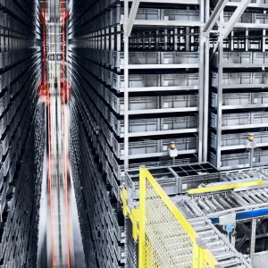 Industrial automated storage and retrieval system