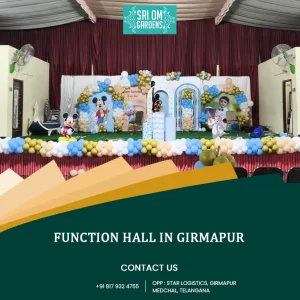 Best function halls in medchal for weddings events sri om ga
