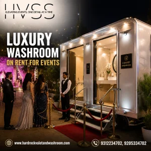 Premium event washroom rental services