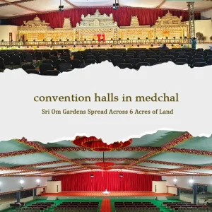Top convention halls in medchal for weddings events sri om g