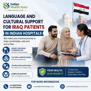 Arabic language assistance in india for iraqi patients