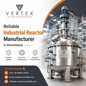 Reliable industrial reactor manufacturer in ahmedabad vertex h