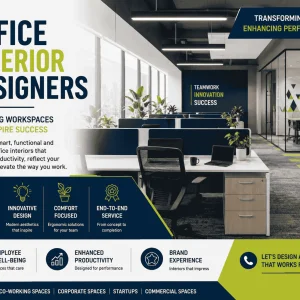 Professional office interior designers for modern workspaces