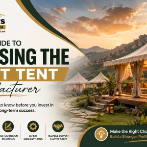 Premium tent manufacturer in india custom luxury camping ten