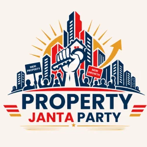 Property janta party लोगो डिज़ाइन