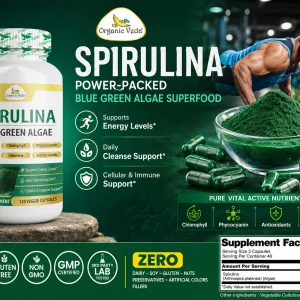 Spirulina capsules
