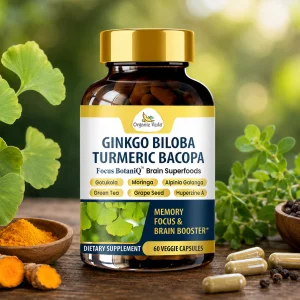 Ginkgo biloba turmeric bacopa capsules