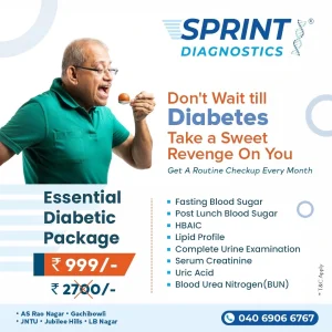 Fasting blood sugar test in hyderabad