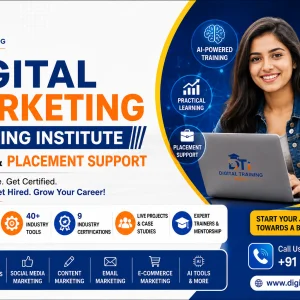 Digital marketing training institute with ai placement support