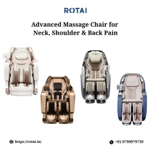 Advanced massage chair for neck shoulder back pain
